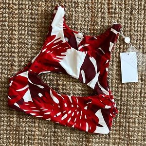 MIKOH Marakesh top in Vintage Tahiti Lehua NWT